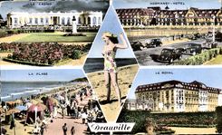 CPA Deauville the Beach