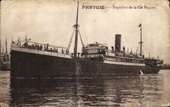 CPA Phrygie Steamer of the Co Package