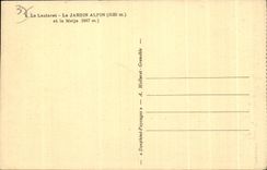 CPA Lautaret the Alpine Garden and Meije