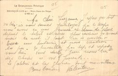 CPA Brianconnais artistico Briancon Notre Dame de nieves