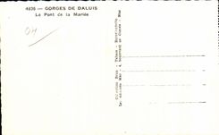 CPA Gorges De Daluis Le Pont de la Mariee