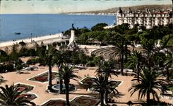 CPA Niza los jardines Albert el teatro al aire libre