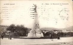 CPA Nice Le Monument du Centenaire La Cote D Azur