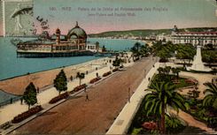 Paladar de CPA Niza del embarcadero y de la caminata del hotel luxe ingles de Jerry De y