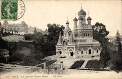 CPA Niza la nueva iglesia rusa