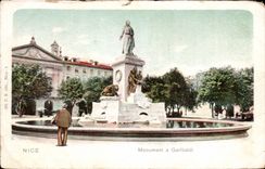 El monumento de CPA Niza tiene Garibaldi