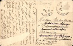 CPA Niza que ocurrio de la avenida de Verdun Verdun