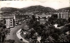 CPA Niza los jardines Albert el casino el teatro al aire libre