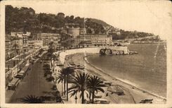 CPA Niza Ponchettes el castillo y el montaje del boro