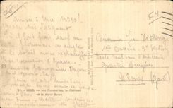 CPA Niza Ponchettes el castillo y el montaje del boro