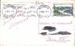 CPA Niza teatro al aire libre de Albert de los jardines el 1r