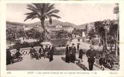 CPA Niza el jardin publico y el casino municipal