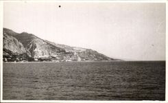 CARTE PHOTO Menton Port St Louis 1931
