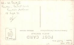 CARTE PHOTO Menton Port St Louis 1931