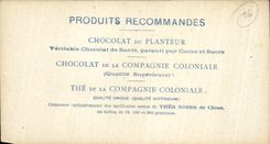 CPA Menton Le Pont Saint Louis Publicite Chocolat the de la compagnie coloniale 