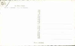 CPA la calle azul de la dimension grasa de Eveche