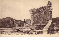 CPA Eze Ruines du Chateau Ruins of the Castle