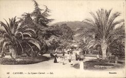 CPA Cannes the Carnot Public garden