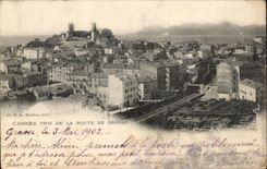 CPA Cannes taken of the road of fatty