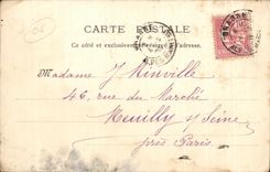 CPA Cannes taken of the road of fatty