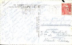 CPA Interior Cannes of the Port and Estere Boats