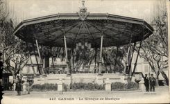 CPA Cannes the Kiosk of Music