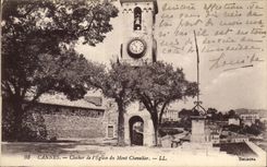 CPA Cannes Bell-tower of Church of the Mount Knight