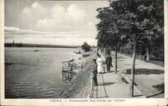 CPA Vichy Walk of the edges of Allier