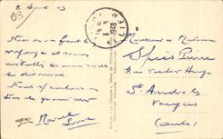 CPA Vichy the Casino dimensions Theater