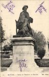 CPA Moulins Statue of Theodore de Banville