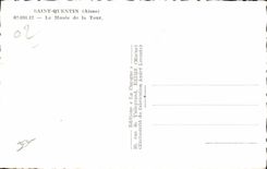 Saint Quentin de CPA el museo de la torre