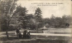CPA Saint Cloud the Park Garden of Trocadero Old Kiosk of Prince Imperial