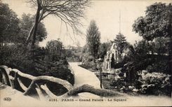 CPA Paris Grand Palais the Public garden