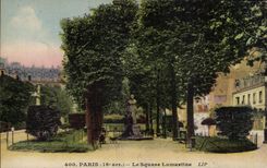 CPA Paris the Lamartine Public garden
