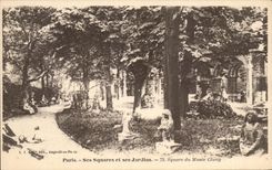 CPA Paris Its Public gardens and its Gardens Public garden of the Cluny Museum