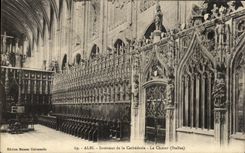 CPA Albi interior de la catedral el estribillo (paradas)