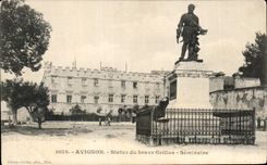 Estatua de CPA Avignon del seminario honesto del grillo
