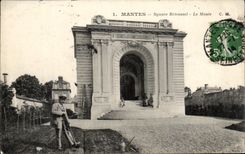 CPA Mantes Square Brieussel Drove It Garden