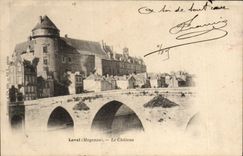 CPA Laval (Mayenne) el castillo