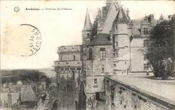 Terraza de CPA Amboise del castillo