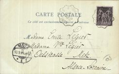 CPA Avranches el bulevar de la carta del sur 1899