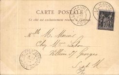 CPA Environs of Dieppe Ruines of the Castle Arch chart 1899