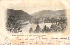 CPA Surroundings of Gerardmer the Lake Longemer chart 1899