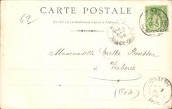 CPA Arras La Cathedrale carte 1899