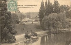 CPA Paris Hillocks circular Chaumont Road of the Lake