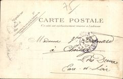 CPA Paris the Suspended bridge With the Chaumont Hillocks