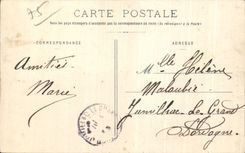 CPA Paris Hillocks Chaumont Suspended bridge and the View-point