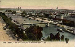 CPA Paris Seen on the Healthy catch of Pavillon de Flore