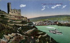 CPA Bingen min Ruine Ebrenfels