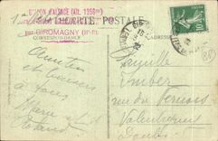 CPA Balloon Alsace Statue of Jeanne Arc Children